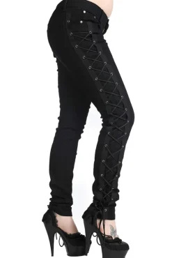 Banned Corset Style Black Skinny Jeans