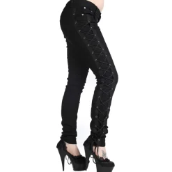 Banned Corset Style Black Skinny Jeans