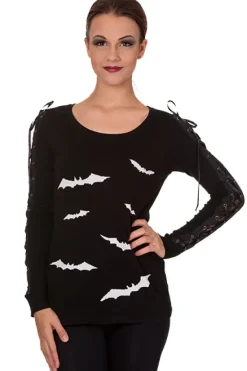 Banned Friction Jumper Black White