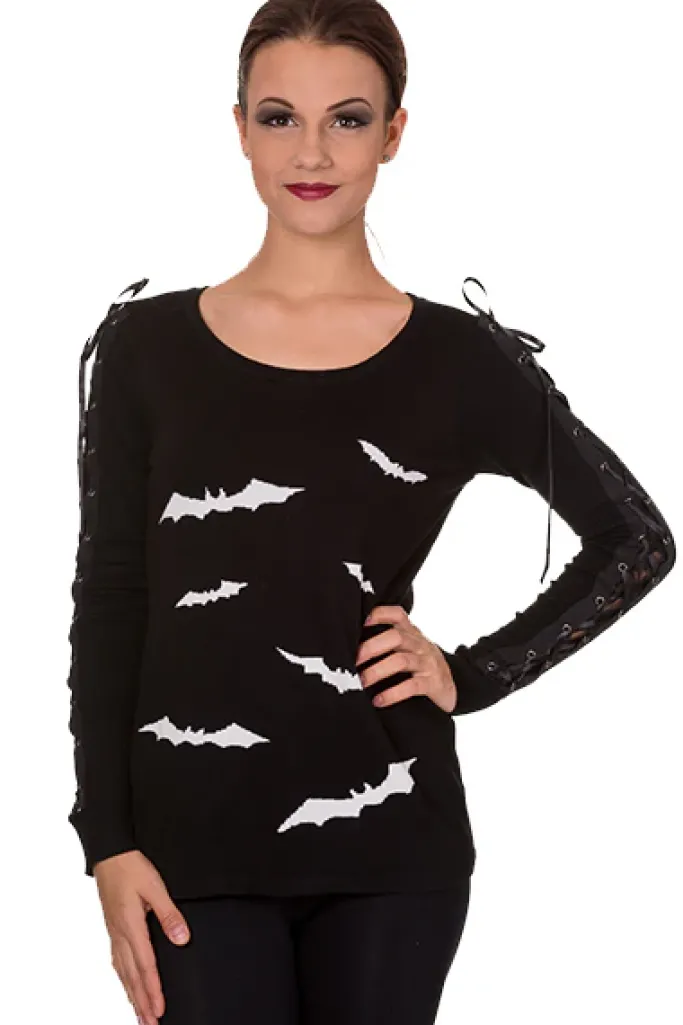 Banned Friction Jumper Black White