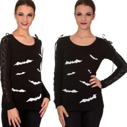 Banned Friction Jumper Black White