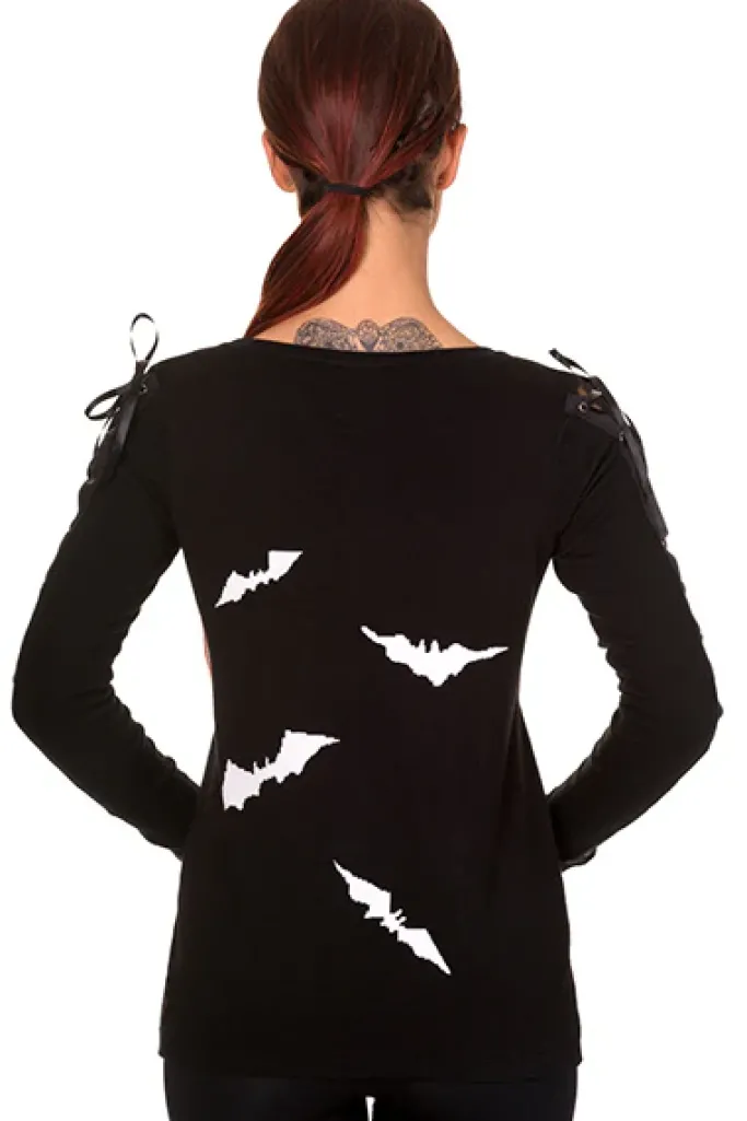 Banned Friction Jumper Black White