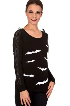 Banned Friction Jumper Black White
