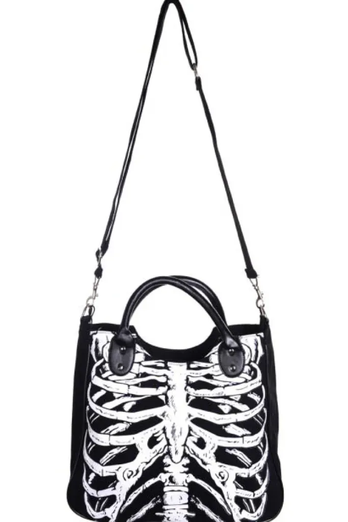 Banned Glow in the Dark Ribcage Bag