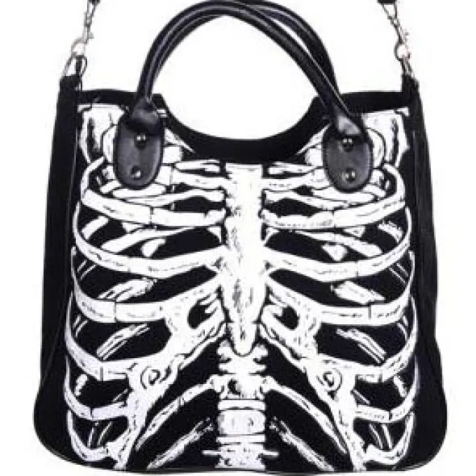Banned Glow in the Dark Ribcage Bag
