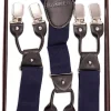 Banned Jefferson Braces Navy Blue