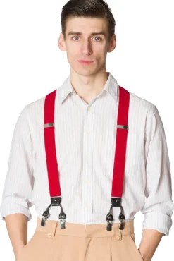 Banned Jefferson Braces Red