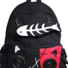 Banned Kitty Speaker Backpack Black/Red