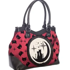 Banned Lunar Sisters Bag Burgundy