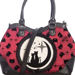 Banned Lunar Sisters Bag Burgundy