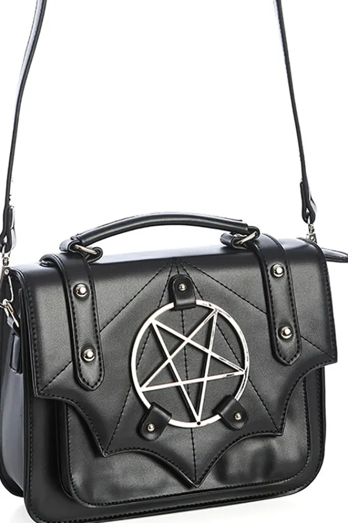 Banned Moloch Pentagram Shoulder Bag
