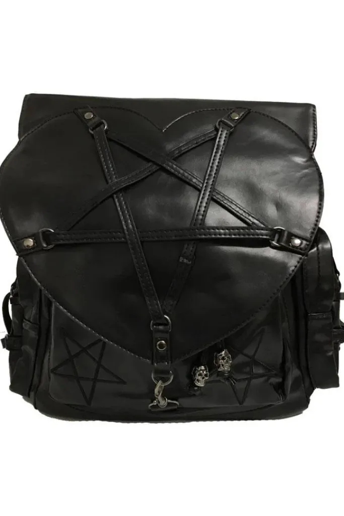 Banned Pentagram Heart Bag