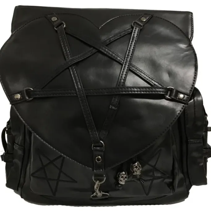 Banned Pentagram Heart Bag