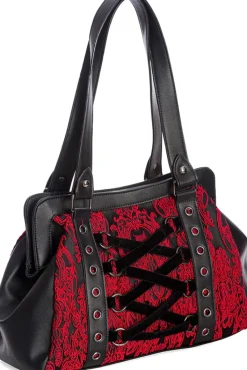 Banned Red Anemone Handbag