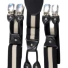 Banned Rockabilly Braces Stripe