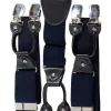 Banned Rockabilly Braces Navy