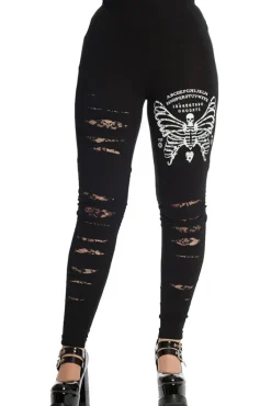 Banned Skeleton Butterfly Leggings