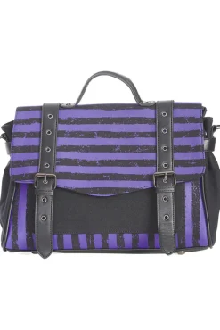 Banned Spooky Nightwalks Messenger Bag Purple