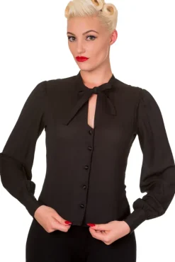 Banned Vintage Black Blouse