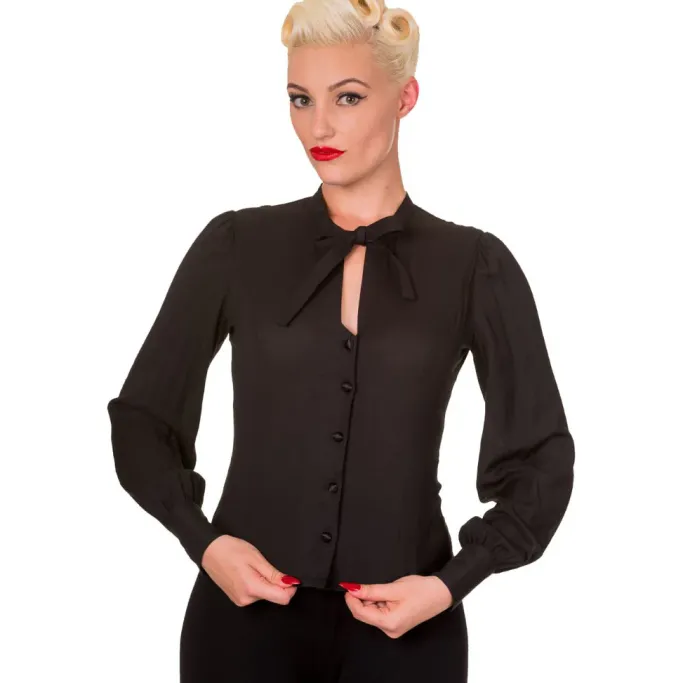 Banned Vintage Black Blouse