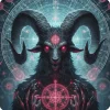 Oakhart Industries Baphomet Coaster Art046
