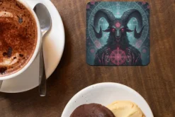 Oakhart Industries Baphomet Coaster Art046