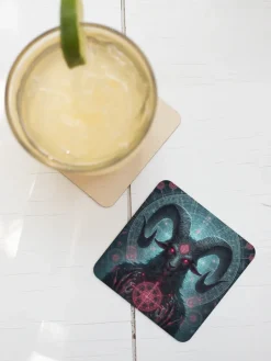 Oakhart Industries Baphomet Coaster Art046