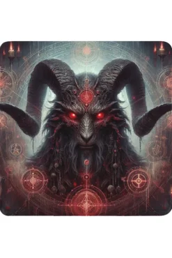 Oakhart Industries Baphomet Coaster Art049