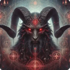 Oakhart Industries Baphomet Coaster Art049