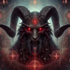 Oakhart Industries Baphomet Coaster Art049