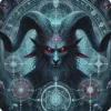 Oakhart Industries Baphomet Coaster Art047