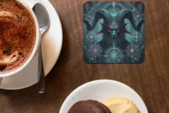 Oakhart Industries Baphomet Coaster Art047