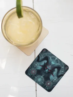 Oakhart Industries Baphomet Coaster Art047