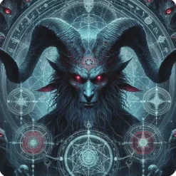 Oakhart Industries Baphomet Coaster Art047