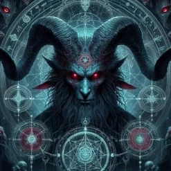 Oakhart Industries Baphomet Coaster Art047