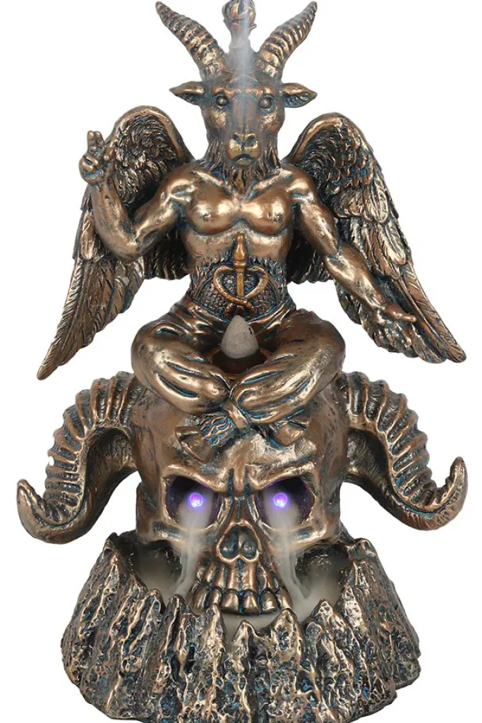 Something Different Baphomet LED Backflow Incense Burner