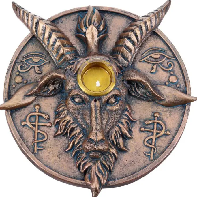 Nemesis Now Baphomet's Prayer Incense and Candle Holder