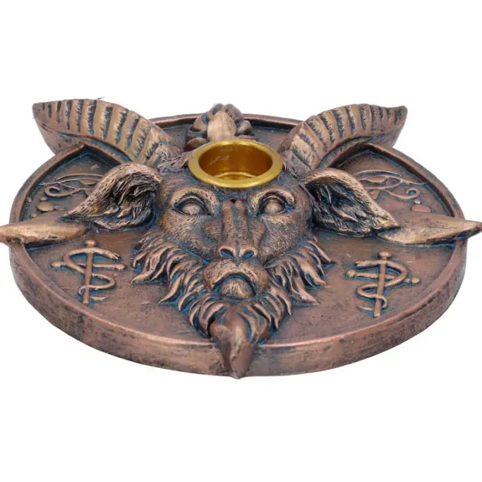 Nemesis Now Baphomet's Prayer Incense and Candle Holder