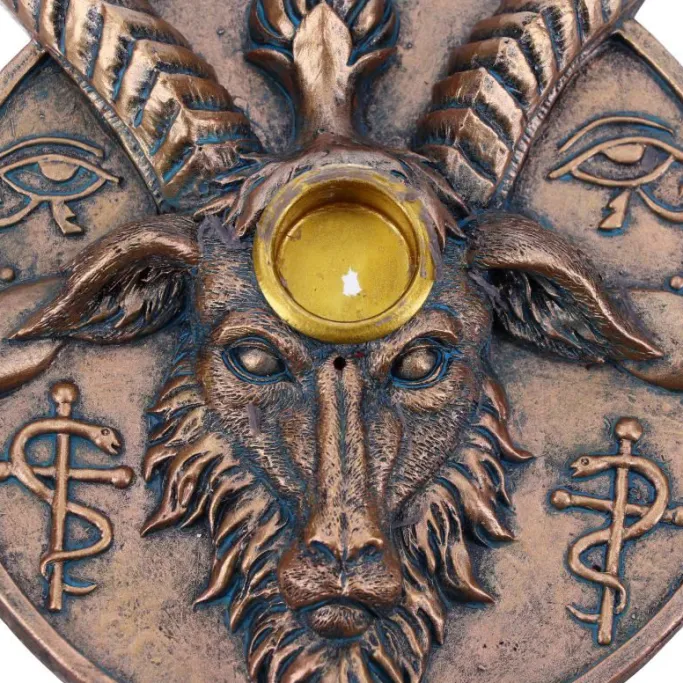 Nemesis Now Baphomet's Prayer Incense and Candle Holder