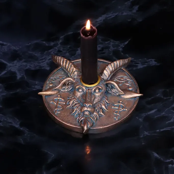 Nemesis Now Baphomet's Prayer Incense and Candle Holder