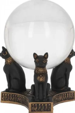 Nemesis Now Bastet's Honour Crystal Ball Holder 12.7cm