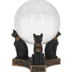 Nemesis Now Bastet's Honour Crystal Ball Holder 12.7cm