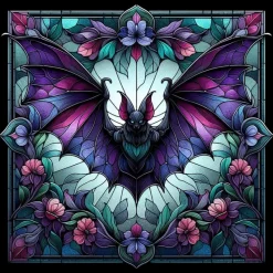 Oakhart Industries Bat Glass Coaster Set