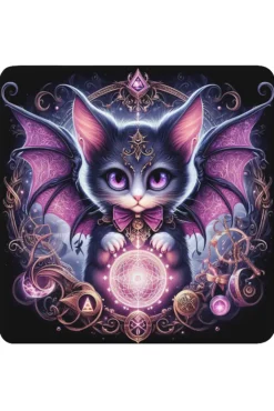 Oakhart Industries Batcat Coaster Art060