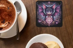 Oakhart Industries Batcat Coaster Art060
