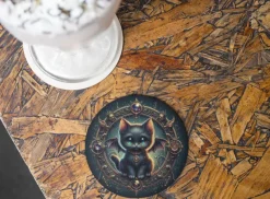 Oakhart Industries Batcat Coaster Art055