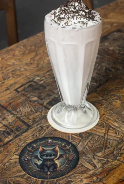 Oakhart Industries Batcat Coaster Art055