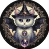 Oakhart Industries Batcat Coaster Art053