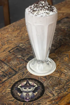 Oakhart Industries Batcat Coaster Art053