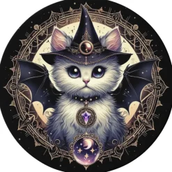 Oakhart Industries Batcat Coaster Art053